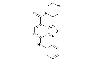 Image of (7-anilino-2H-pyrrolo[2,3-c]pyridin-4-yl)-morpholino-methanone
