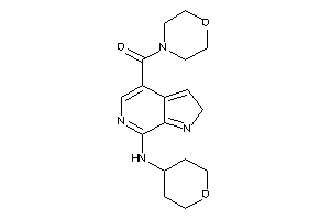 Morpholino-[7-(tetrahydropyran-4-ylamino)-2H-pyrrolo[2,3-c]pyridin-4-yl]methanone