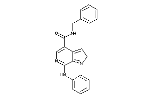 7-anilino-N-benzyl-2H-pyrrolo[2,3-c]pyridine-4-carboxamide
