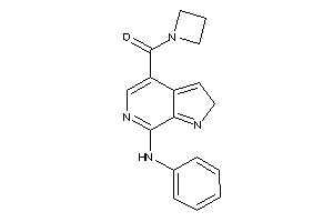 (7-anilino-2H-pyrrolo[2,3-c]pyridin-4-yl)-(azetidin-1-yl)methanone