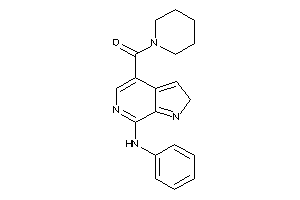 (7-anilino-2H-pyrrolo[2,3-c]pyridin-4-yl)-piperidino-methanone