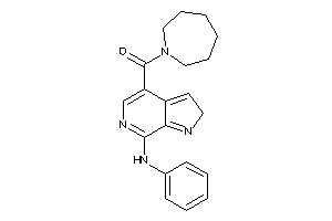 (7-anilino-2H-pyrrolo[2,3-c]pyridin-4-yl)-(azepan-1-yl)methanone