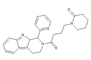 1-[4-keto-4-[1-(2-pyridyl)-1,3,4,9a-tetrahydro-$b-carbolin-2-yl]butyl]-2-piperidone