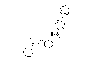 N-(5-isonipecotoyl-4,6-dihydro-3H-pyrrolo[3,4-c]pyrazol-3-yl)-4-(4-pyridyl)benzamide