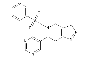5-besyl-6-(5-pyrimidyl)-3,4,6,7-tetrahydropyrazolo[4,3-c]pyridine