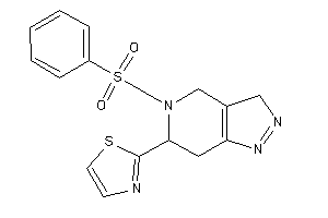 Image of 2-(5-besyl-3,4,6,7-tetrahydropyrazolo[4,3-c]pyridin-6-yl)thiazole