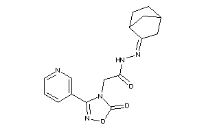 2-[5-keto-3-(3-pyridyl)-1,2,4-oxadiazol-4-yl]-N-(norbornan-2-ylideneamino)acetamide