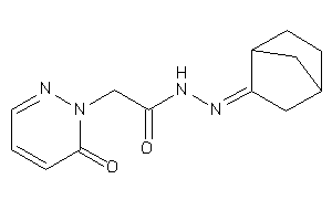 Image of 2-(6-ketopyridazin-1-yl)-N-(norbornan-2-ylideneamino)acetamide