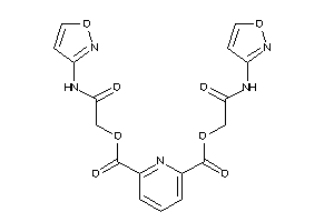 Pyridine-2,6-dicarboxylic Acid Bis[2-(isoxazol-3-ylamino)-2-keto-ethyl] Ester