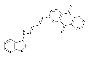 2-[2-(3H-pyrazolo[3,4-b]pyridin-3-ylhydrazono)ethylideneamino]-9,10-anthraquinone