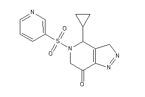 4-cyclopropyl-5-(3-pyridylsulfonyl)-4,6-dihydro-3H-pyrazolo[4,3-c]pyridin-7-one