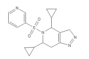 Image of 4,6-dicyclopropyl-5-(3-pyridylsulfonyl)-3,4,6,7-tetrahydropyrazolo[4,3-c]pyridine