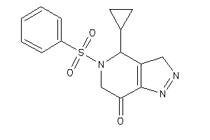 5-besyl-4-cyclopropyl-4,6-dihydro-3H-pyrazolo[4,3-c]pyridin-7-one