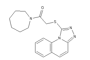 Image of 1-(azepan-1-yl)-2-([1,2,4]triazolo[4,3-a]quinolin-1-ylthio)ethanone