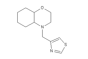 4-(thiazol-4-ylmethyl)-2,3,4a,5,6,7,8,8a-octahydrobenzo[b][1,4]oxazine