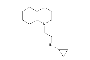 2-(2,3,4a,5,6,7,8,8a-octahydrobenzo[b][1,4]oxazin-4-yl)ethyl-cyclopropyl-amine