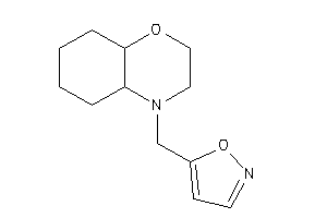 4-(isoxazol-5-ylmethyl)-2,3,4a,5,6,7,8,8a-octahydrobenzo[b][1,4]oxazine