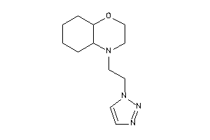 4-[2-(triazol-1-yl)ethyl]-2,3,4a,5,6,7,8,8a-octahydrobenzo[b][1,4]oxazine