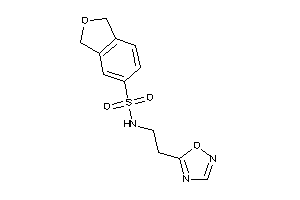 N-[2-(1,2,4-oxadiazol-5-yl)ethyl]phthalan-5-sulfonamide