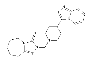 2-[[4-([1,2,4]triazolo[4,3-a]pyridin-3-yl)piperidino]methyl]-6,7,8,9-tetrahydro-5H-[1,2,4]triazolo[4,3-a]azepine-3-thione