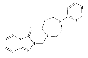 2-[[4-(2-pyridyl)-1,4-diazepan-1-yl]methyl]-[1,2,4]triazolo[4,3-a]pyridine-3-thione