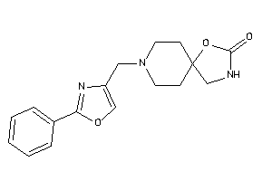 8-[(2-phenyloxazol-4-yl)methyl]-4-oxa-2,8-diazaspiro[4.5]decan-3-one