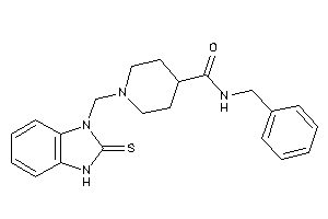 N-benzyl-1-[(2-thioxo-3H-benzimidazol-1-yl)methyl]isonipecotamide