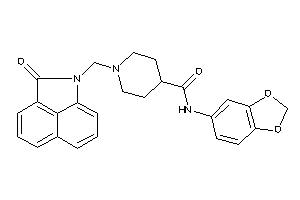 N-(1,3-benzodioxol-5-yl)-1-[(ketoBLAHyl)methyl]isonipecotamide
