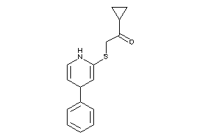 Image of 1-cyclopropyl-2-[(4-phenyl-1,4-dihydropyridin-2-yl)thio]ethanone