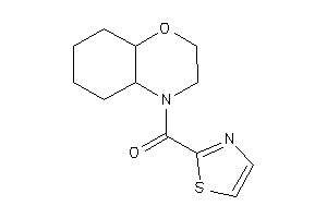 2,3,4a,5,6,7,8,8a-octahydrobenzo[b][1,4]oxazin-4-yl(thiazol-2-yl)methanone