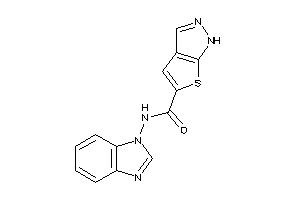 Image of N-(benzimidazol-1-yl)-1H-thieno[2,3-c]pyrazole-5-carboxamide