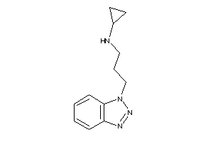 3-(benzotriazol-1-yl)propyl-cyclopropyl-amine