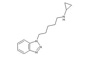 5-(benzotriazol-1-yl)pentyl-cyclopropyl-amine