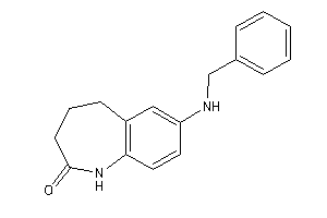 Image of 7-(benzylamino)-1,3,4,5-tetrahydro-1-benzazepin-2-one