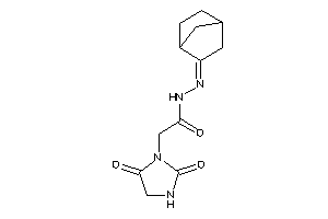 Image of 2-(2,5-diketoimidazolidin-1-yl)-N-(norbornan-2-ylideneamino)acetamide
