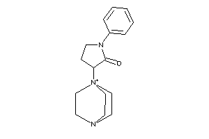 3-(4-aza-1-azoniabicyclo[2.2.2]octan-1-yl)-1-phenyl-2-pyrrolidone