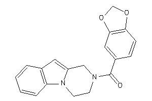 1,3-benzodioxol-5-yl(3,4-dihydro-1H-pyrazino[1,2-a]indol-2-yl)methanone