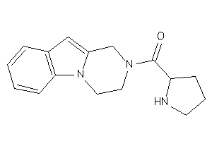 3,4-dihydro-1H-pyrazino[1,2-a]indol-2-yl(pyrrolidin-2-yl)methanone
