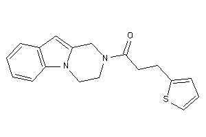 1-(3,4-dihydro-1H-pyrazino[1,2-a]indol-2-yl)-3-(2-thienyl)propan-1-one