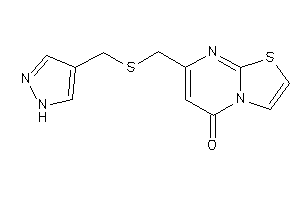 Image of 7-[(1H-pyrazol-4-ylmethylthio)methyl]thiazolo[3,2-a]pyrimidin-5-one