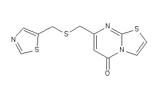 7-[(thiazol-5-ylmethylthio)methyl]thiazolo[3,2-a]pyrimidin-5-one