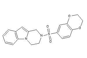 2-(2,3-dihydro-1,4-benzodioxin-6-ylsulfonyl)-3,4-dihydro-1H-pyrazino[1,2-a]indole