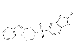6-(3,4-dihydro-1H-pyrazino[1,2-a]indol-2-ylsulfonyl)-3H-1,3-benzoxazol-2-one