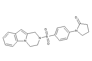 1-[4-(3,4-dihydro-1H-pyrazino[1,2-a]indol-2-ylsulfonyl)phenyl]-2-pyrrolidone