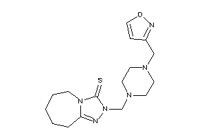 2-[[4-(isoxazol-3-ylmethyl)piperazino]methyl]-6,7,8,9-tetrahydro-5H-[1,2,4]triazolo[4,3-a]azepine-3-thione