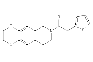 1-(3,6,8,9-tetrahydro-2H-[1,4]dioxino[2,3-g]isoquinolin-7-yl)-2-(2-thienyl)ethanone