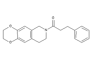 3-phenyl-1-(3,6,8,9-tetrahydro-2H-[1,4]dioxino[2,3-g]isoquinolin-7-yl)propan-1-one