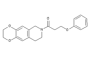 Image of 3-phenoxy-1-(3,6,8,9-tetrahydro-2H-[1,4]dioxino[2,3-g]isoquinolin-7-yl)propan-1-one