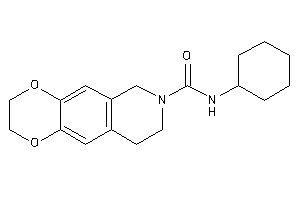 N-cyclohexyl-3,6,8,9-tetrahydro-2H-[1,4]dioxino[2,3-g]isoquinoline-7-carboxamide