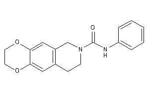 N-phenyl-3,6,8,9-tetrahydro-2H-[1,4]dioxino[2,3-g]isoquinoline-7-carboxamide